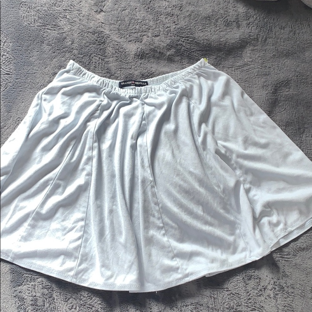 Brandy Melville baby blue skirt.